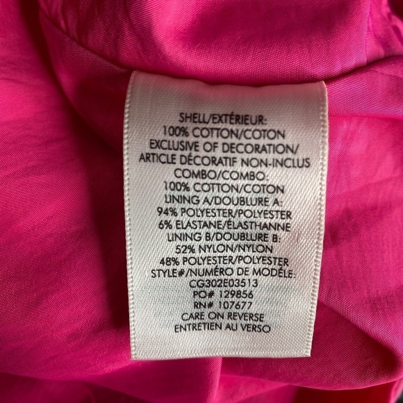 Alice + Olivia Lindsey Floral Embellished Mini Gown in Candy Multi Size 12 - Picture 8 of 10